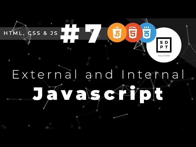 HTML, CSS and JS #7: External and Internal Javascript | Filipino | Tagalog