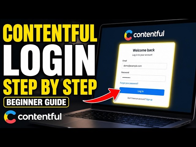 How to login to Contentful for app content management - Beginner Guide