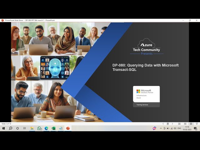 DP-080 Querying Data with Microsoft Transact-SQL (part-2)