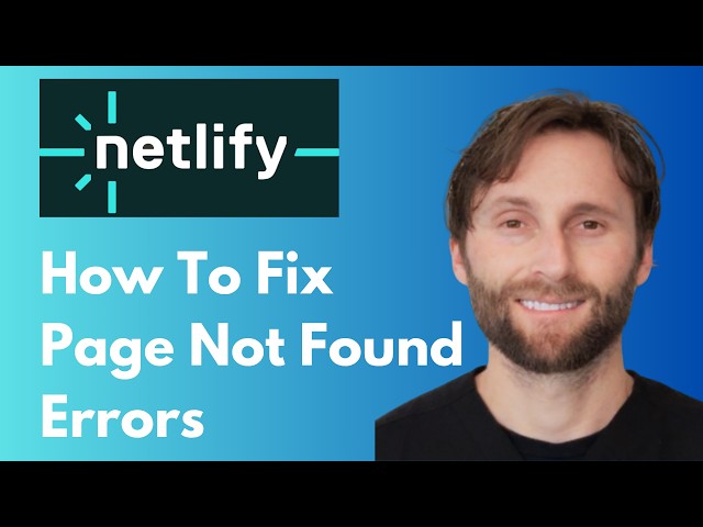 How to Fix Netlify Page Not Found Errors [2026 Guide]