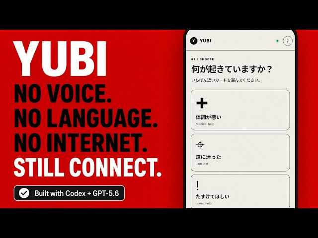 YUBI — Offline Emergency Communication | Built with Codex + GPT-5.6 (Demo)