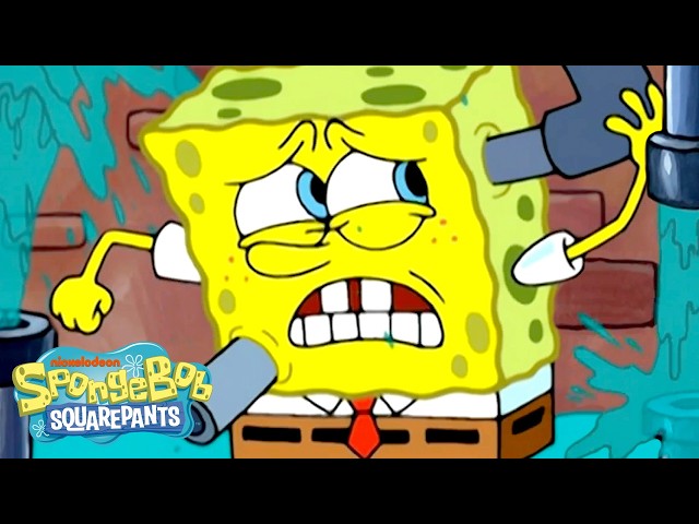 Every Time SpongeBob Wrecked a House in Bikini Bottom 🏠 | 10 Minutes | SpongeBob