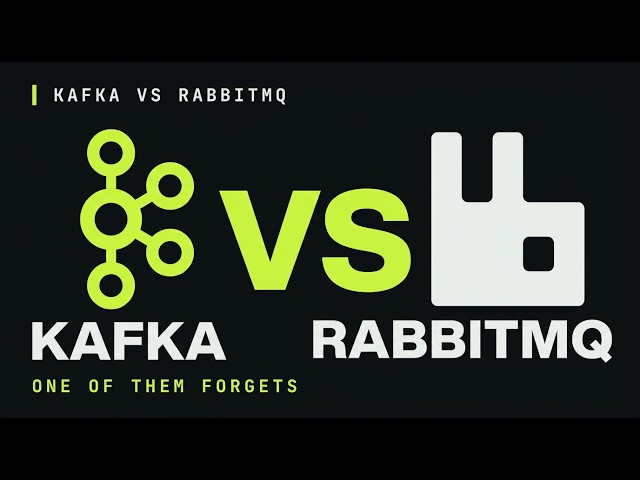 Kafka vs RabbitMQ Explained: The One Difference Everything Else Falls Out Of