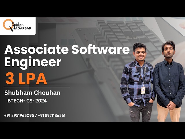 Shubham Chouhan’s Placement Success | Associate Software Engineer | 3 LPA