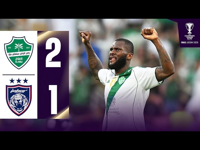 10-MAN AL AHLI SAUDI REACH SEMIS! | Al Ahli Saudi 🇸🇦 vs Johor DT 🇲🇾 | Highlights ACL Elite™ Finals