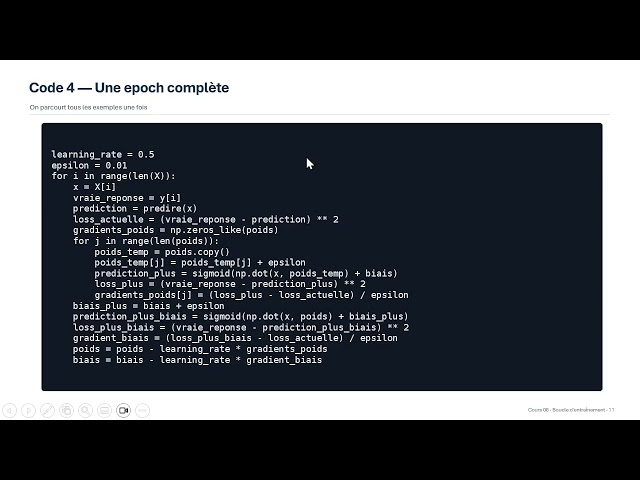 Comprendre la boucle d’entraînement en Deep Learning avec Python —9/11