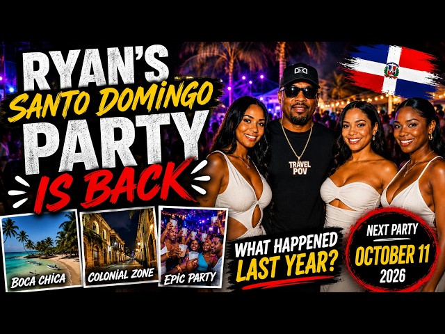 Ryan’s Santo Domingo Party Is Back 🇩🇴  What Happened Last Year