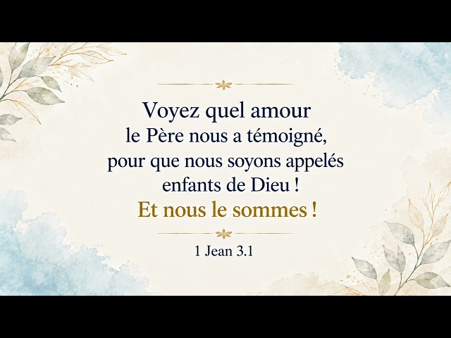 Doctrine de la justification   4   En Christ – Une nouvelle identité, une nouvelle vie