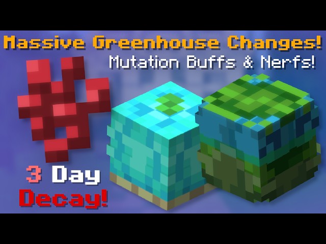 The Greenhouse got some Major Nerfs... (Hypixel Skyblock News)