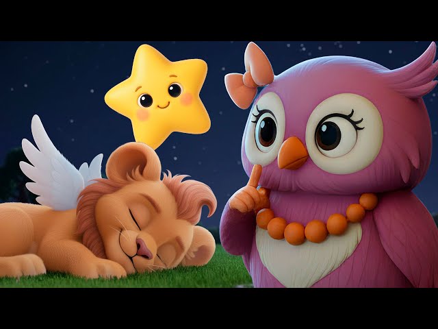 🔴 EN VIVO 🌙 Canciones para Dormir Bebés y Niños | La Lechuza, Estrellita y Más ⭐ Leoncito Alado