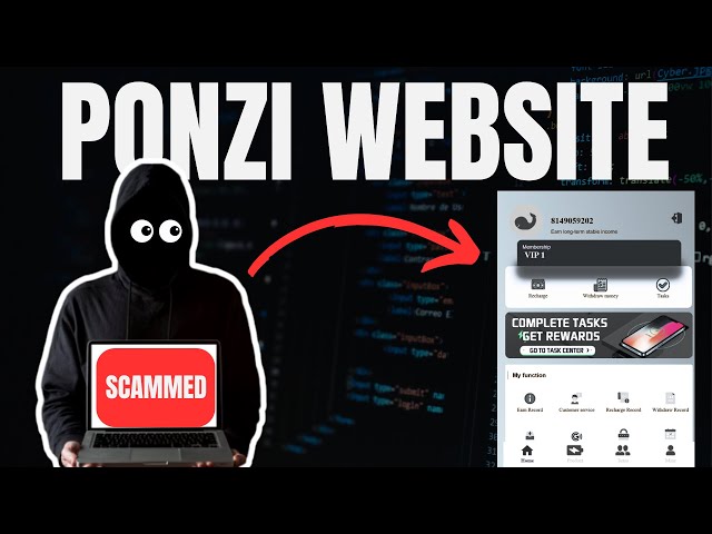 How Scammers Create Ponzi Website | Cyber Security Tutorial on Ponzi Website by Scammers