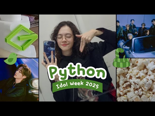 Aprendi a parte do JINYOUNG em PYTHON para comemorar o MEU ANIVERSÁRIO — IDOL WEEK 2025