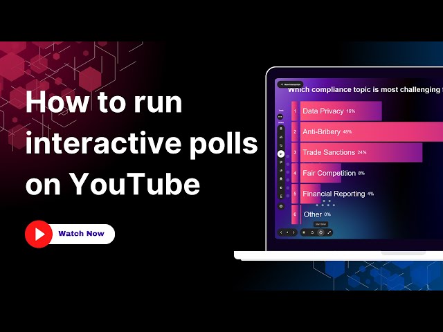 How to run interactive polls on YouTube
