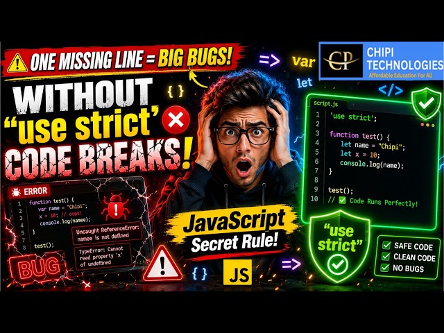 Your JavaScript Code May Break Without "use strict" | ChiPi Technologies