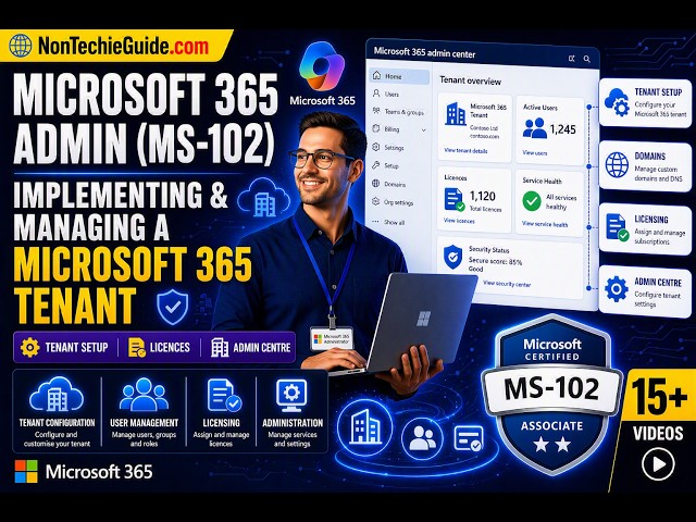 Microsoft 365 Admin (MS-102) : Implementing and Managing Authentication