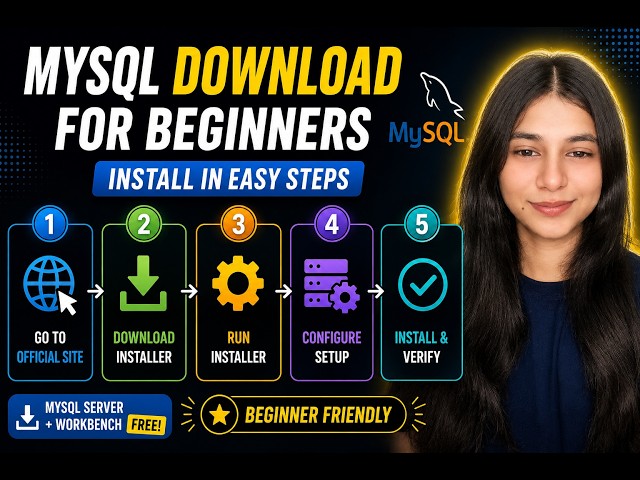 How to Download and Install MySQL for Beginners (2026) |A1coderhub