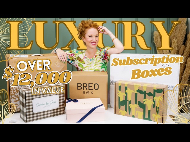 Luxury Subscription Boxes Worth Splurging On