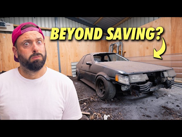 I bought the world's CHEAPEST AE86 on a FARM!