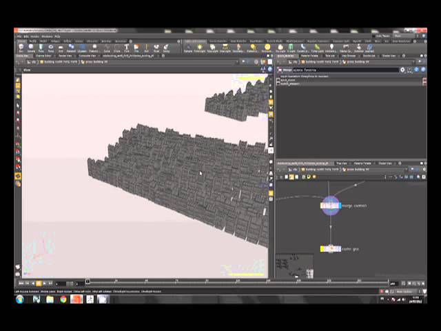 houdini city parametrics and procedural