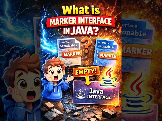 What is Marker Interface?