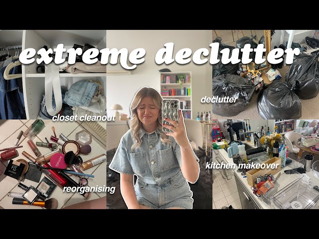 decluttering, organising & deep cleaning my entire apartment before 2026