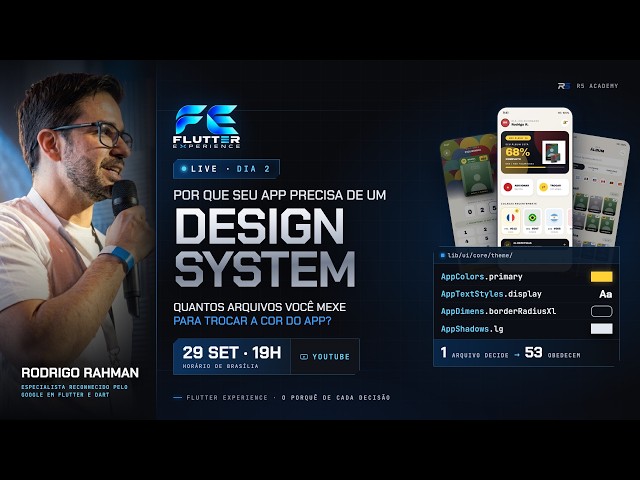 Por que seu app precisa de um design system | Flutter Experience