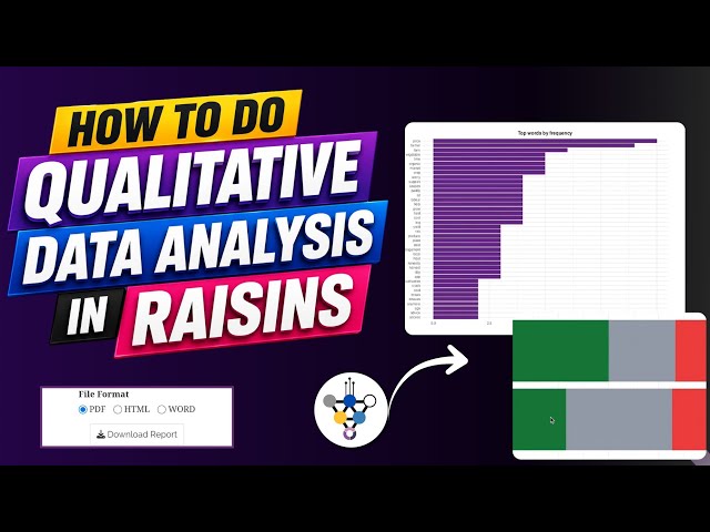 RAISINS Qualitative Data Analysis Quick Tutorial | Statoberry 