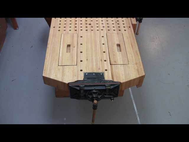 FOSTER WORKBENCH - unique installation configuration of Emmert pattern makers vise