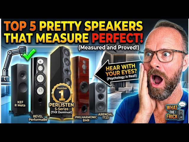The PRETTIEST Speakers That actually Measure near Perfect! - Audio Science Approved