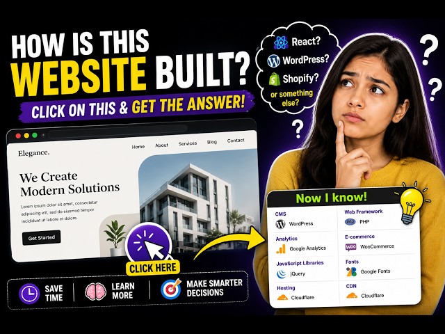 How to Find Any Website's Tech Stack in 1 Click 🔥 (FREE Chrome Extension)