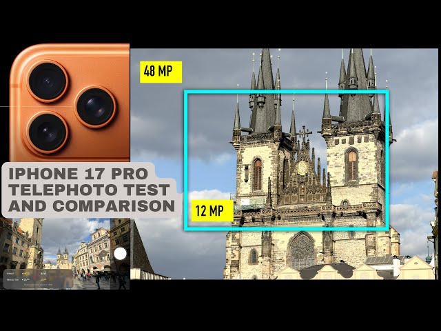 Telephoto Test: iPhone 17 Pro vs 16 Pro & 15 Pro | 4K HDR Video