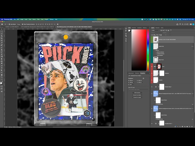 Let's Design a Hockey Sports Card for Blaustoise!
