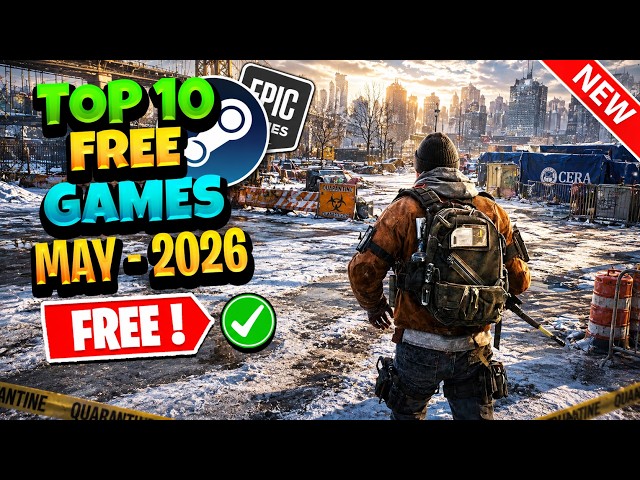TOP 10 NEW FREE PC Games to Play! (May 2026)