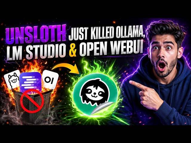 Unsloth Just Killed Ollama, LM Studio & Open WebUI