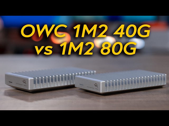 OWC 1M2: 40G vs 80G: Is Thunderbolt 5 Worth the Extra $100?