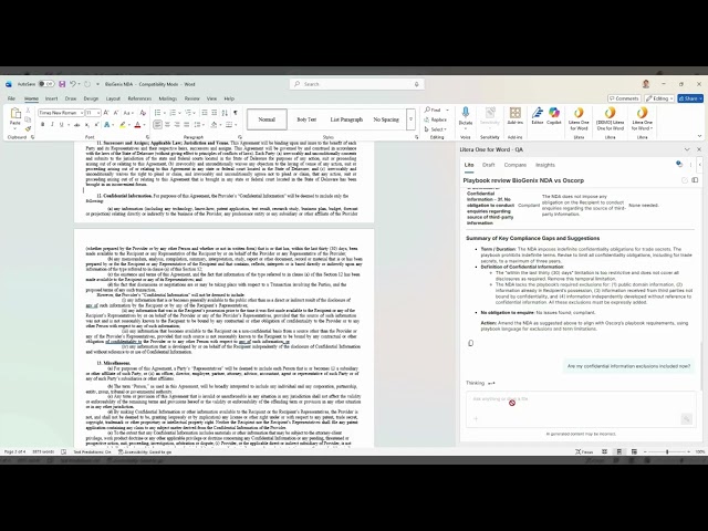 Lito Demo: Accelerated NDA Review, Risk Mitigation, and Revision