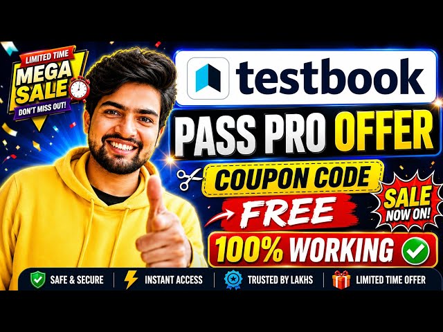 Testbook Pass Pro Coupon Code | Testbook Coupon Code | Textbook Pro Pass Coupon Code | Testbook Pass