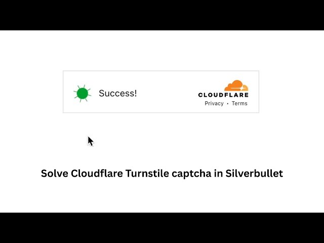 How to solve Cloudflare Turnstile in Silverbullet | @itspyguru