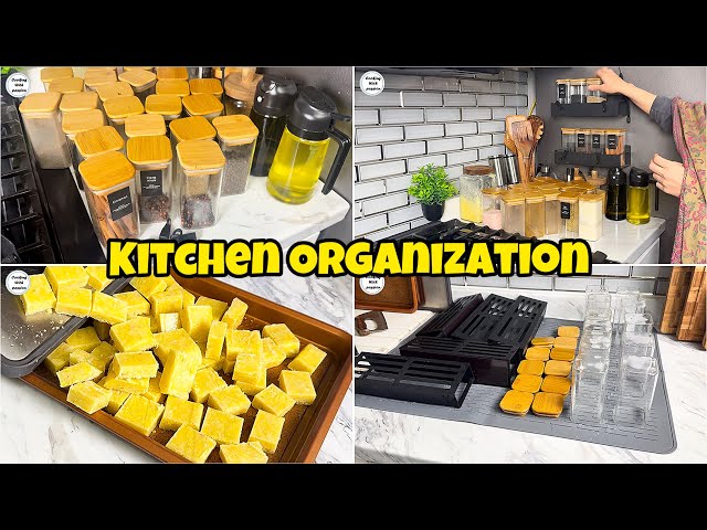 kitchen Organization, Quick Guide How to Clean Spice Jars, Cooking, Cleaning for Ramadan, Ramzan,