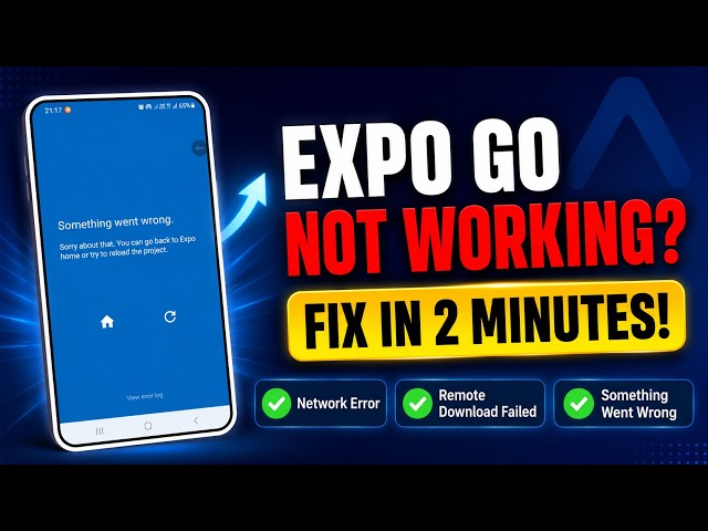 How to Run React Native Expo Project in Expo Go (Hindi) | Fix Expo Go Errors, Remote Download Failed
