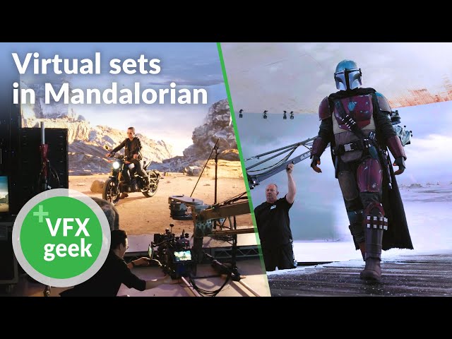 Virtual production in Mandalorian - the end of green screen?