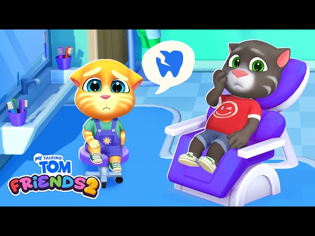 Ginger's Terrible Toothache 🦷💥 My Talking Tom Friends 2 Game Stories