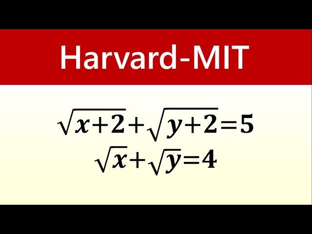 Harvard-MIT Math Tournament | Can You Crack This Problem?