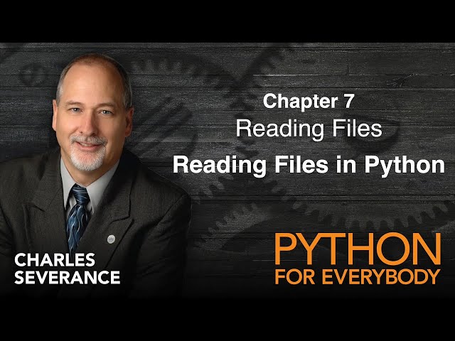20 - Reading Files - Reading Files in Python