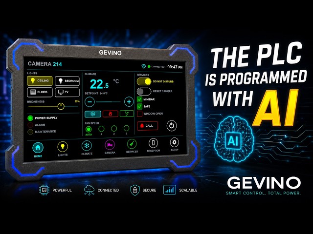 The PLC that can be programmed using Artificial Intelligence: GEVINO TFT
