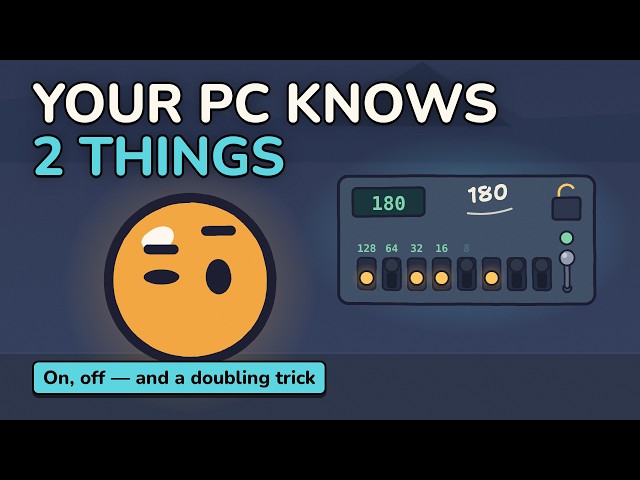 How Computers Count to 255 With Just 0s and 1s (E1)