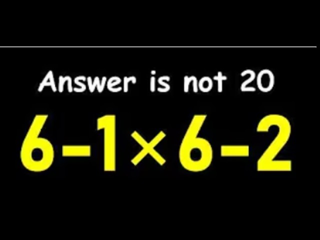 This Math Problem Tricks Everyone!