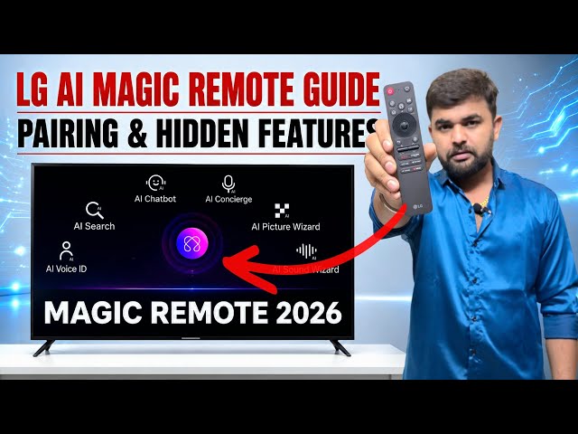LG Ai Magic Remote Guide 2026 | How To Use LG Magic Remote | Remote Pairing | Remote Resetting