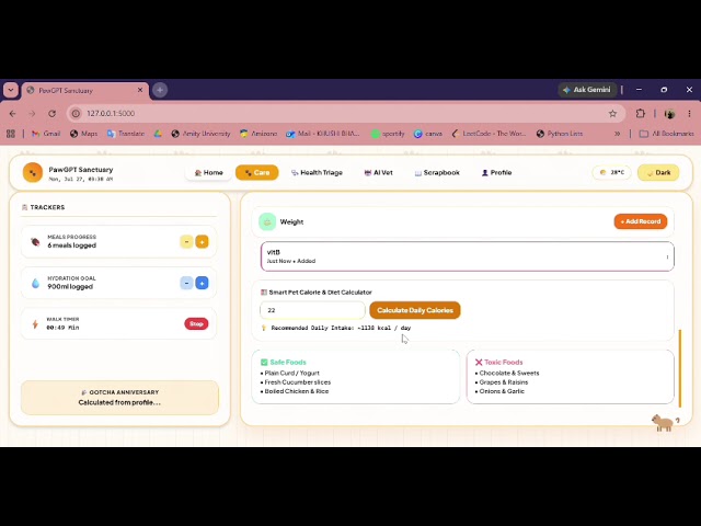 PawGPT Sanctuary | AI-Powered Pet Care & Wellness Tracker