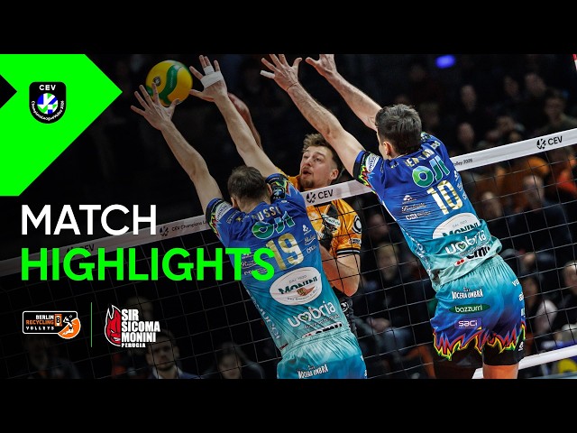 Highlights | BERLIN Recycling Volleys vs. Sir Sicoma Monini PERUGIA | CEV CL Volley 2026